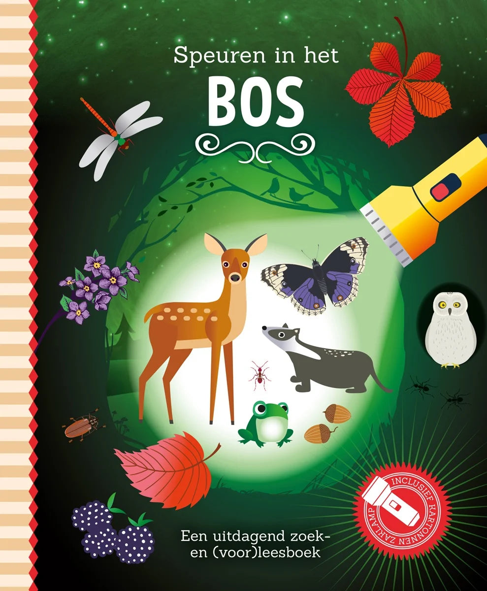 Speuren in het bos - zaklampboek