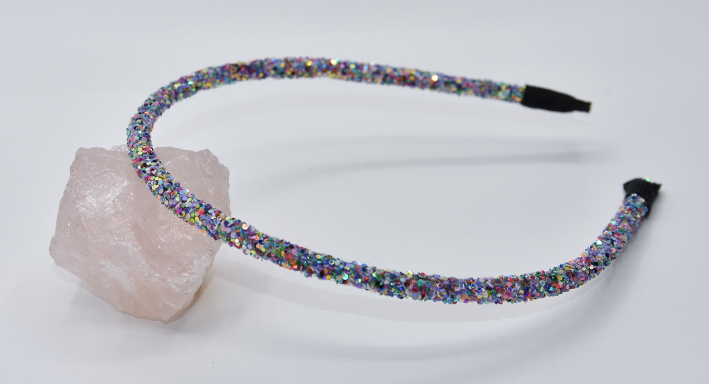 Glitter diadeem - Multicolor licht