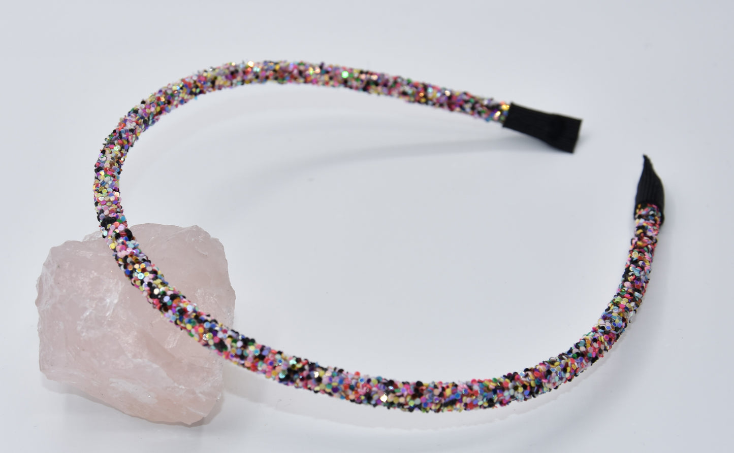 Glitter diadeem - Multicolor donker
