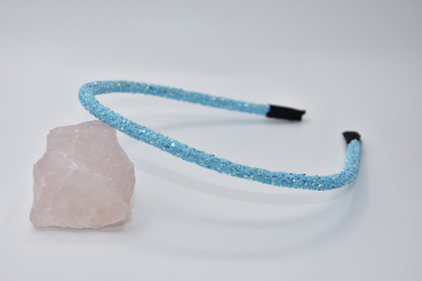 Glitter diadeem - Blauw