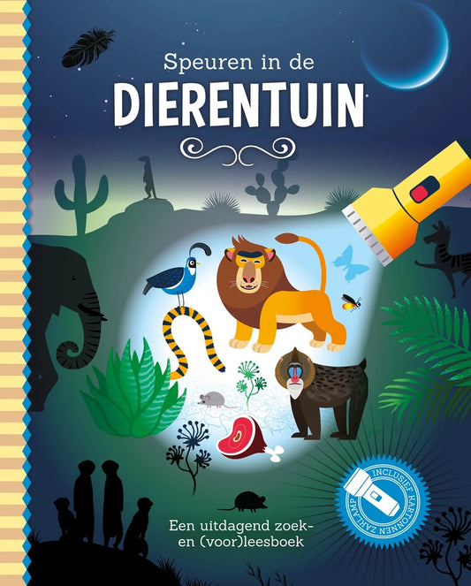 Speuren in de dierentuin - Zaklampboek