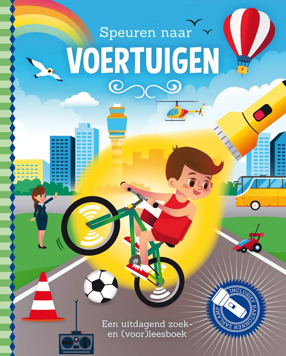 Speuren naar voertuigen - zaklampboek