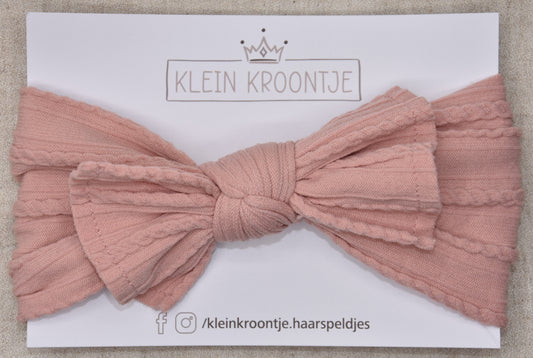 Haarband met strik - Roze