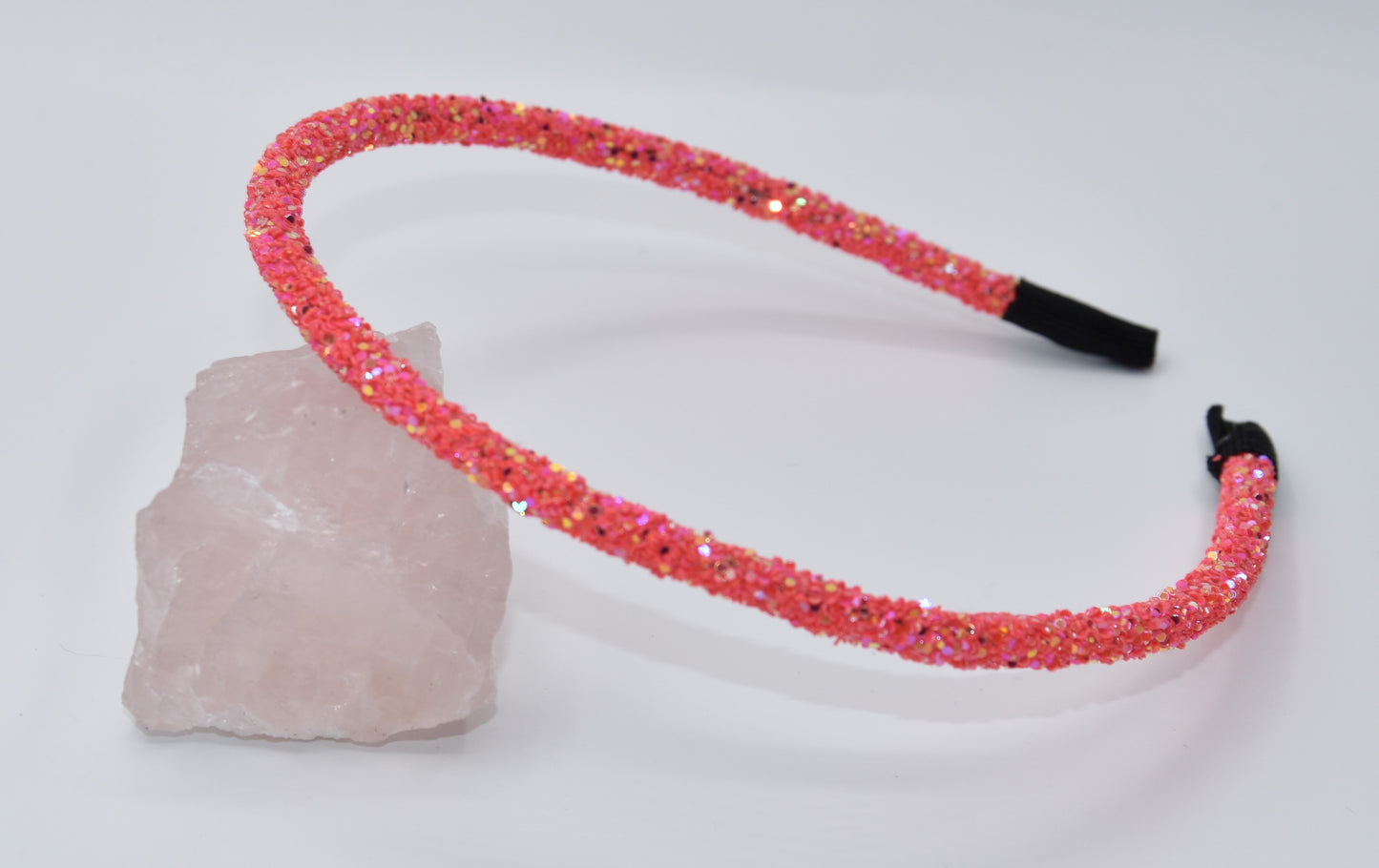 Glitter diadeem - Fushia