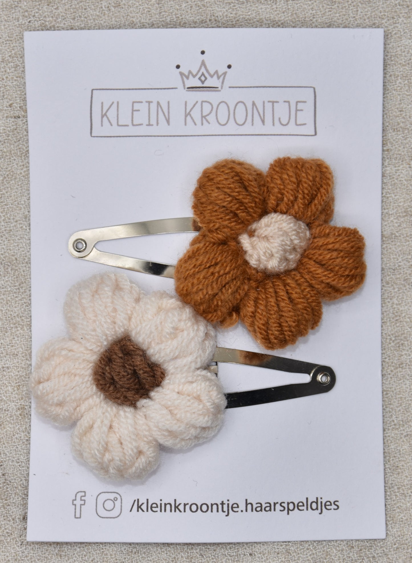 Speldje Madelief - Bloem Lynn cognac