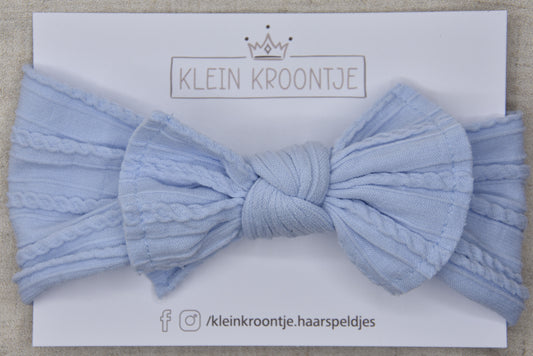 Haarband met strik - Lavendel