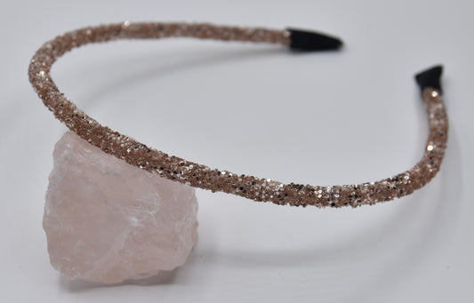 Glitter diadeem - Champagne