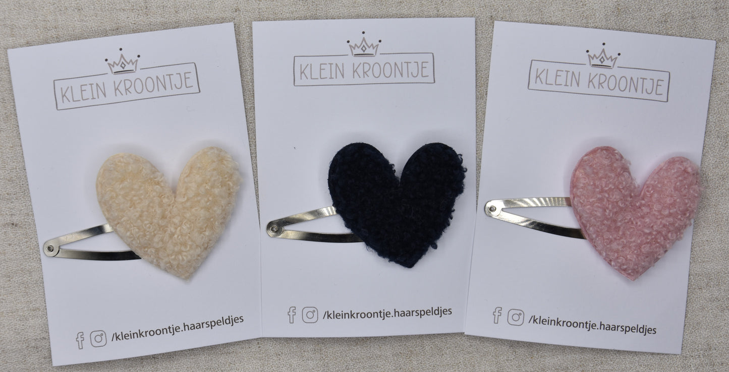 Speldje klikklak hartje teddy