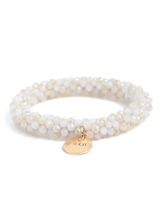 Banditz BEADZ - Ivory Beige (gold charm)