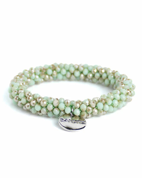 Banditz BEADZ - Mint Gloss (Silver charm)